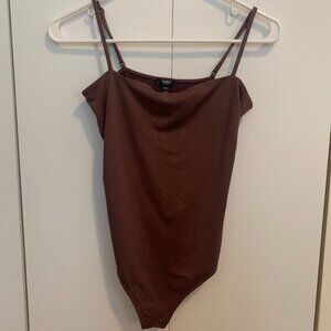 Express Mauve Spaghetti Strap Bodysuit